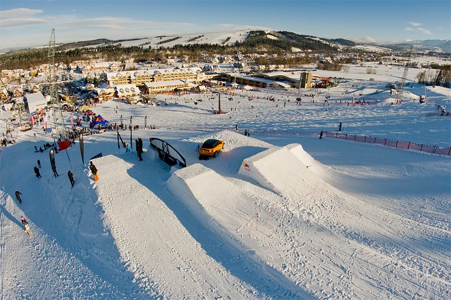 Przeszkody Oscyp Snowboard Contest