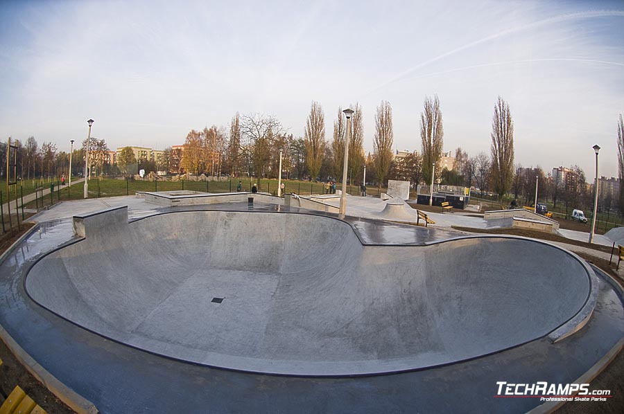 Skatepark w Krakowie - torkret