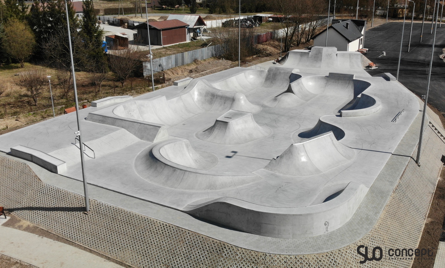 Skatepark w Słomnikach - Projekt Slo concept