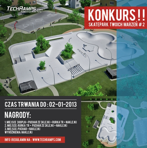 Konkurs Skatepark Twoich Marzeń Techramps