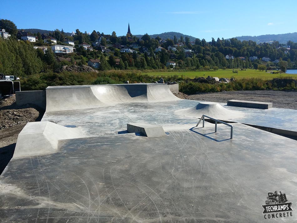 Betong skatepark i Norge